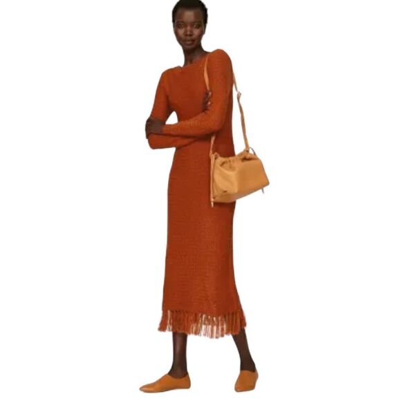 Pamela Love Fringe Sweater Dress Size XS - Picture 1 of 15